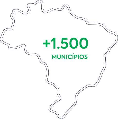 Mapa do Brasil - Atuação Armac Rental em todo território nacional